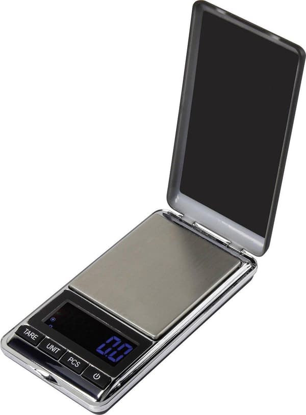 Basetech Sjs-60007 Fickvåg Vägningsområde (max.) 500 G Upplösning 0,1 G Batteridriven Silver