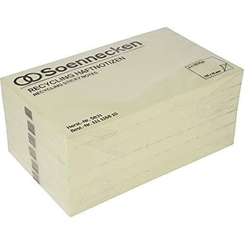Klisterlapp 125x75mm gul återvinning 6 x 100 ark 6 st förp. (5831)