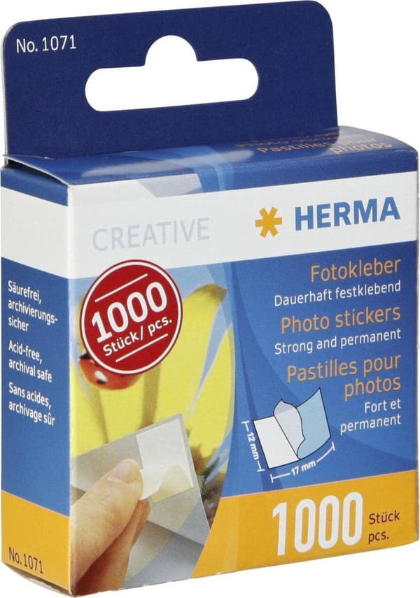 Herma valokuvatarrat - 1000 kpl