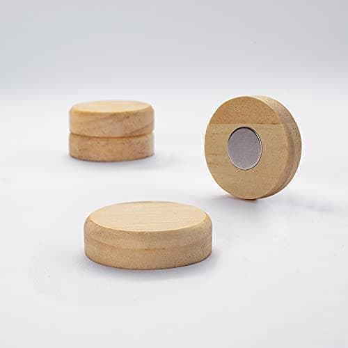 Sigel BA210 puumagneetit - pyöreä - SuperDym, vahvalla tarttumisvoimalla - ⌀ 33 mm - 4 kpl, pyöreät puumagneetit