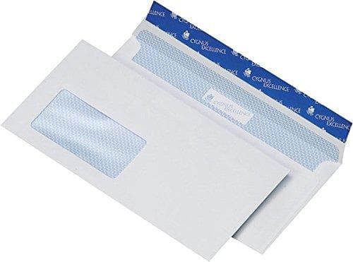 Kuvert FSC Cygnus Excellence, 114 x 229 mm utan fönster, HK, 100 g/m²