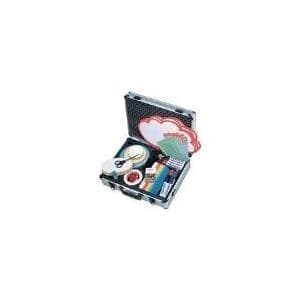 FRANKEN moderation kasse KOMPAKT, 2.100 dele, aluminium dimensioner kasse: (B)430 x (D)320 x (H)120 mm, farve: sølv (UMMK)