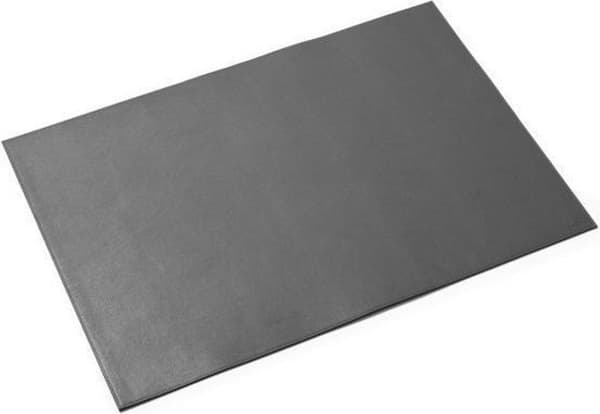HÅLLBAR skrivbordsunderlägg 630x500mm svart äkta läder