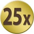 Miniatyrbillede 3 af 6: Julekuverter DL/oF Jul- Tømmer 90g pakke med 25 stk (DU250)