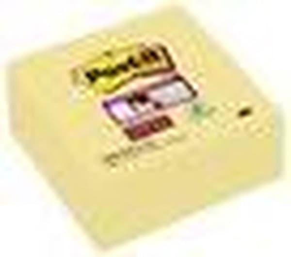 Post-it® Super Sticky Notes, Canary Yellow™, 76 mm x 76 mm, 270 ark/dyna