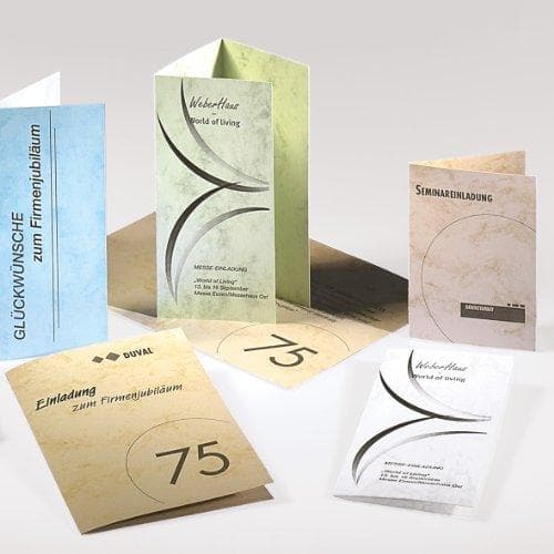 sigel PC foldekort, A5 (A4), 185 gsm, marmor beige fint karton, til inkjet laser kopimaskiner, marmoreret på begge sider (DC504)