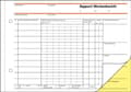 Miniatyrbillede 2 af 6: SIGEL SD029 rapport / ugerapport A5 liggende, 2x40 ark, selvkopierende, 1 stk.