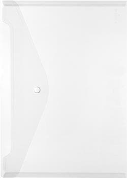 herlitz dokumentfodral, DIN A4, PP, vit-transparent glaskar, med vitt snäpplås, 0,20 mm, - 6 st (10657930)