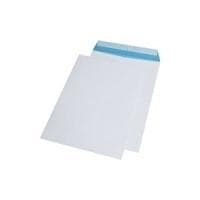 MAILmedia kuverter, DIN B4, trådforstærket 250 x 353 mm, selvklæbende, farve: hvid-blå, uden vindue (391080)