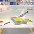 Miniatyrbillede 7 af 11: Leitz Precision kontorskærebord A4+ med knivbeskyttelse og lysteknologi til kontor - Skærer op til 15 A4-ark - antracit