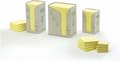 Miniatyrbillede 2 af 3: Post-it®-sedler, genanvendt, tårn, gul, 76 x 127 mm, 16 blokke, ikke x-indpakket, 100 ark/blok