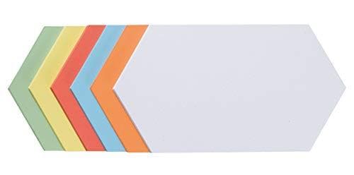 FRANKEN moderationskort, honeycomb, 297 x 165 mm, assorteret i farverne: hvid, lyseblå, rød, gul, orange og grøn (UMZ 1730 99)