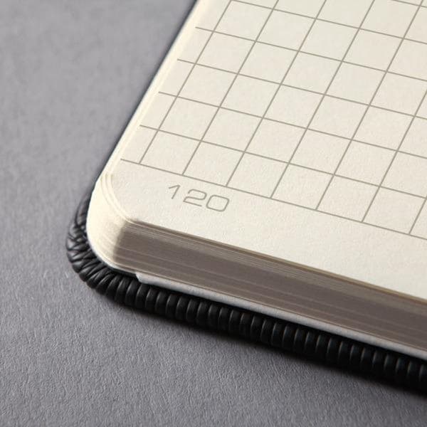 muistikirja Sigel Conceptum Puhdas kovakantinen tablettikokoinen mustaruudullinen SI-CO117
