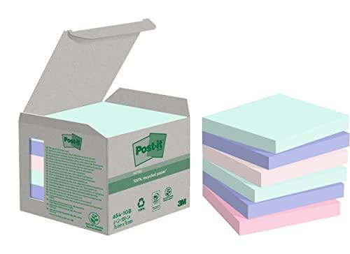 Post-it genbrugssedler Rainbow sticky notes standard assorterede farver 6 puder (7100259123)