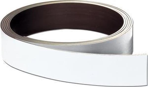 FRANKEN Magneettinauha, (P) 10 000 x (S) 0,8 x (K) 15 mm, valkoinen