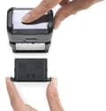 Miniatyrbild 4 av 6: trodat datumstämpel Printy-Dater 64247 41x24mm MOTTAGET gr/bk