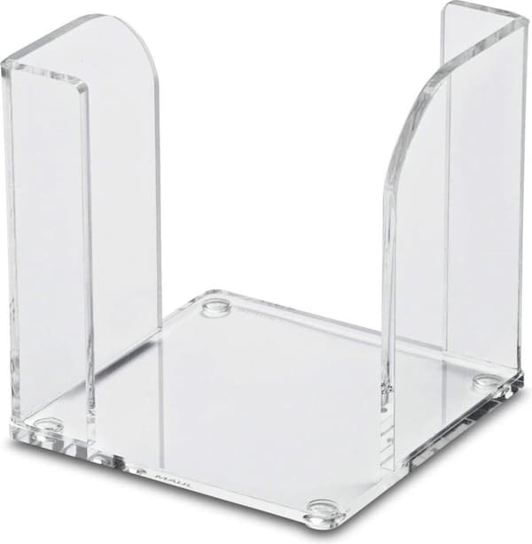 Maul Akryl huskeseddel 9 x 9 cm uden memoer gennemsigtig