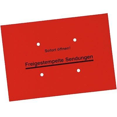 250 punaista postikassia