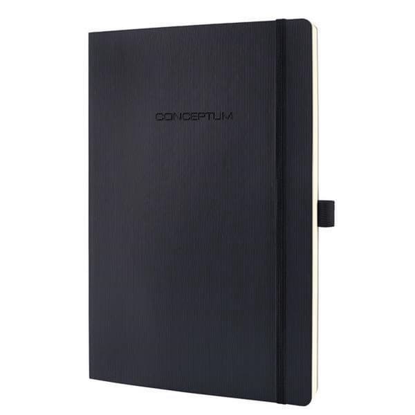 notesbog Sigel Conceptum Pure softcover A4 sort foret SI-CO311