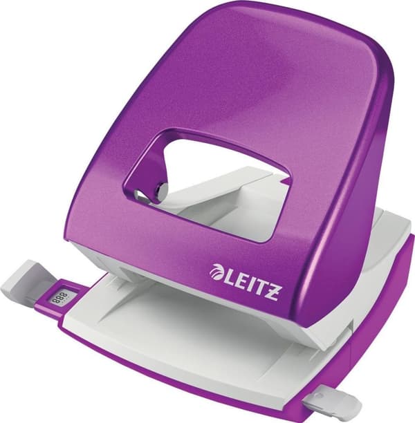 Leitz WOW perforator 30 ark lila på blister