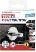 Miniatyrbild 3 av 3: Tesa Powerbutton Krokar Universal liten, krom
