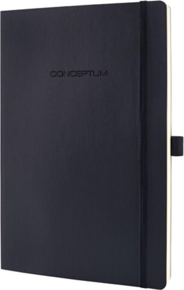 notebook Sigel Conceptum Pure softcover A5 svartrutig SI-CO320