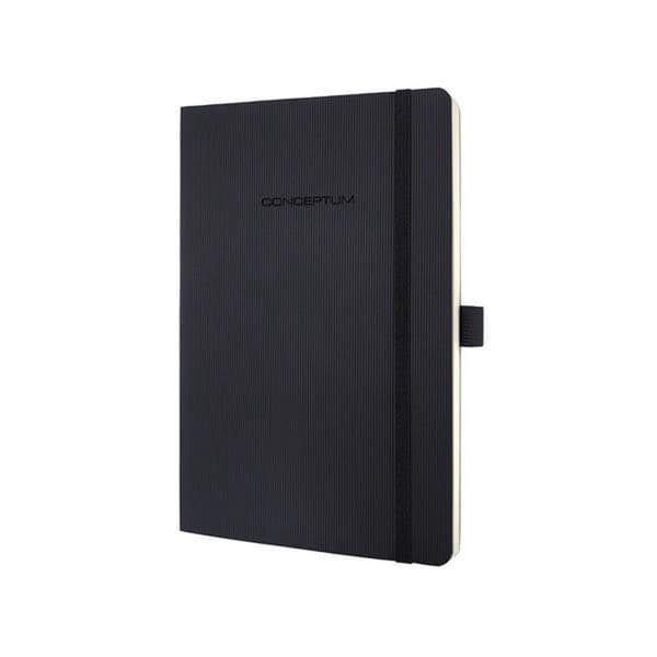 notebook Sigel Conceptum Pure softcover A5 svartrutig SI-CO320