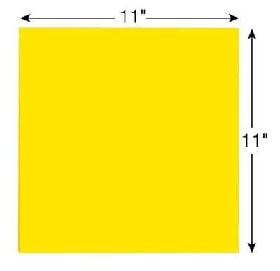 3M Post-it Super Sticky Big Notes, gul, 279mmx279mm, 30 ark