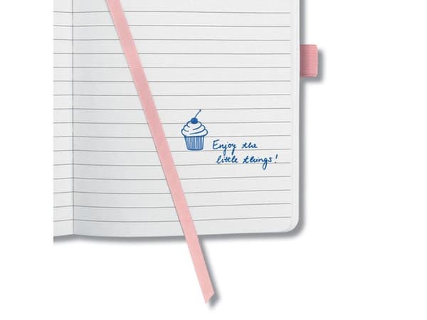 Notesbog Jolie Flair A5 hardcover foret kaffebrun 174 sider 80g