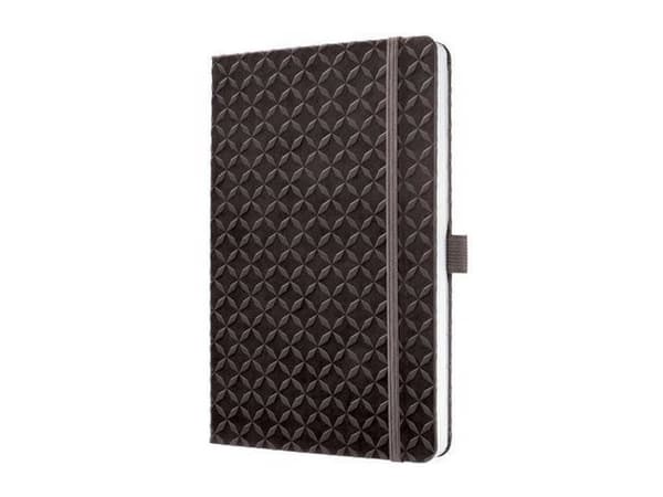 Notesbog Jolie Flair A5 hardcover foret kaffebrun 174 sider 80g