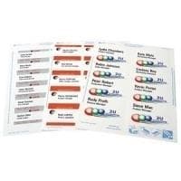 Avery Nimimerkit Tulostettavat liitteet - Nimimerkkikortit - Valkoinen - 60 x 90 mm - 190 g/m2 - 160 korttia (20 arkkia x 8) (L4728-20)