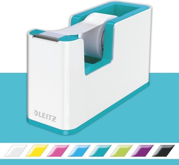 Leitz WOW Tape Holder - Isblå/Hvid