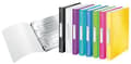 Miniatyrbillede 3 af 4: Leitz WOW A4 plastringbind til A4-format til 190 ark - 4-ringe - Rygbredde på 25 mm - Hvid