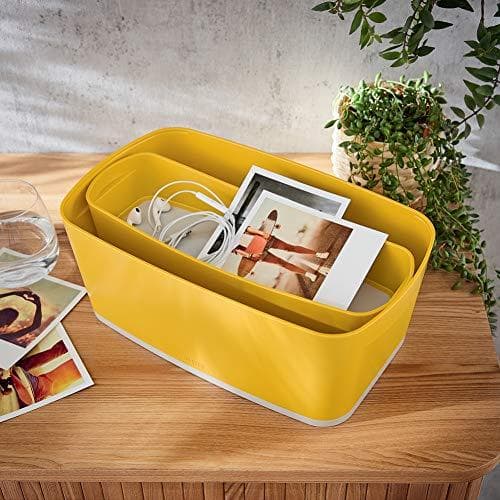 Leitz MyBox säilytyslokero, lämmin keltainen, Cozy-sarja, 52650019