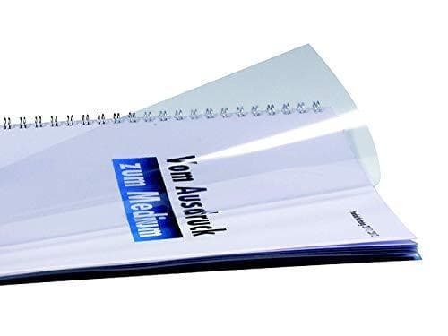 R & B UMT015T Omslagsark genomskinliga filmer A4 PVC 0,15 mm tjock, klar (pack om 100)