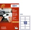 Miniatyrbillede 6 af 6: AVERY navneskilt med kombiclips, 90 x 54 mm transparent, fremstillet af PVC-frit materiale, fastgørelse med stift - 1 stk (4820.FR)
