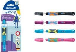 Pelikan griffix reservoarpenna neon fresh blue, för vänsterhänta med ergonomisk greppzon, - 1 st (820370)