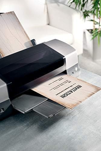 SIGEL DP128 tekstureret papir, papirvarer i trædesign, 90 g, A4, 50 ark - flere motiver