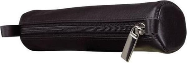 Pennfodral Alassio Nappa läder Svart/Silver JU-43041
