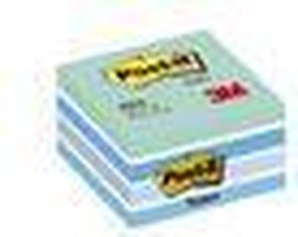 Post-it®-muistilaput, kuutio, pastellinsininen, 76 x 76 mm, 450 arkkia/kuutio