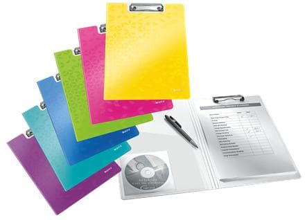 Leitz WOW Urklipp med lock Plast - A4 - Svart