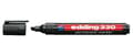 Miniatyrbild 2 av 3: edding 330 Permanent Marker, Mejselspets, 1 - 5 mm, Svart (pack om 10)