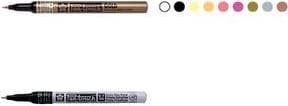 SAKURA Permanent Marker Pen-Touch Extra Fin, fluorrosa fiberspets, aluminiumfat, lösningsmedelsbaserad - 1 stycke (XPSKA320)