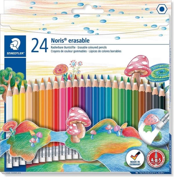 Leksaker | Kreativt / Konstverk / Gör det själv - Noris Club Erasable - Set 24 St