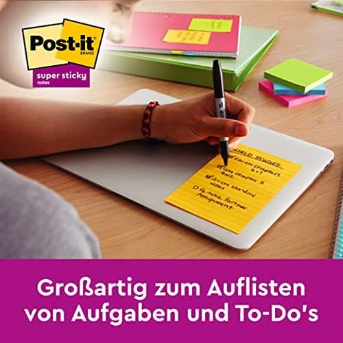 3M Post-it Notes Super Sticky Meeting (6445-4SS)