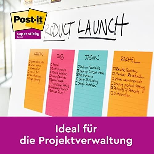 3M Post-it Notes Super Sticky Meeting (6445-4SS)