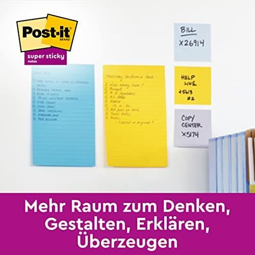 3M Post-it Notes Super Sticky Meeting (6445-4SS)