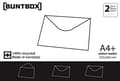 Miniatyrbillede 5 af 5: Buntbox 79-8 - Color Mailer C4 sæt, kuvert, 2 stk., grafit