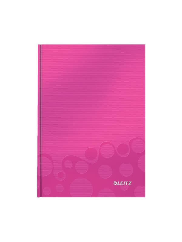 Leitz WOW Hard Cover Notebook - A5 - Pink