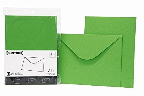 Buntbox 79-1 - Color Mailer C4 Set, kuvert, 2 stycken, äpple